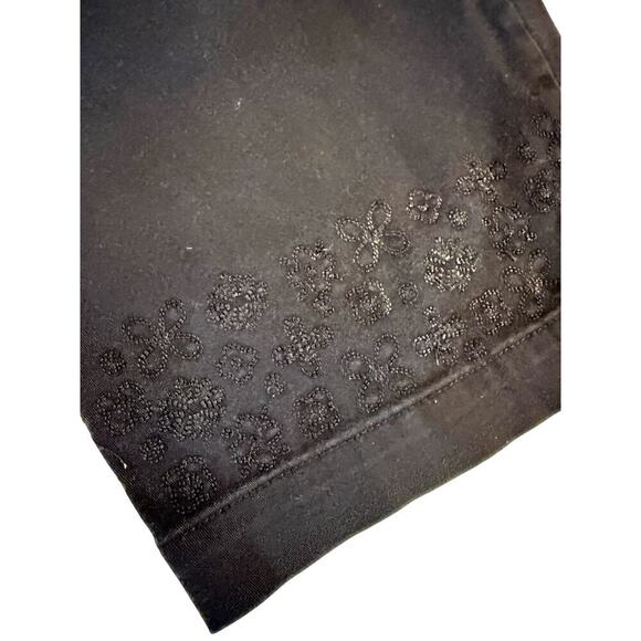 VTG 90s Cascade Blues Capri Pants Women's XL Petite Black and Denim Set of 2 - Picture 3 of 6